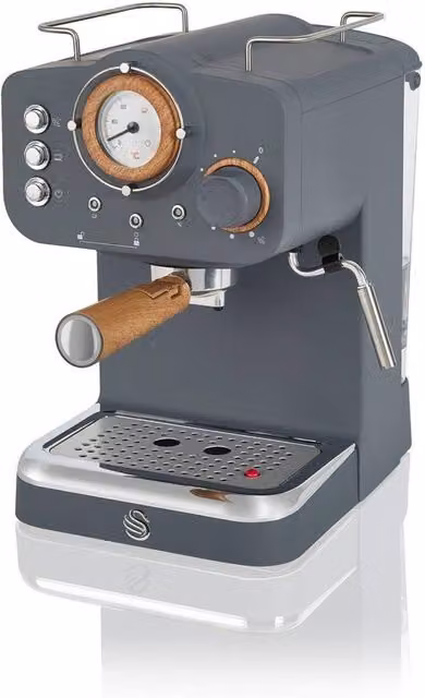Swan Pump Espresso Coffee Machine in Grey