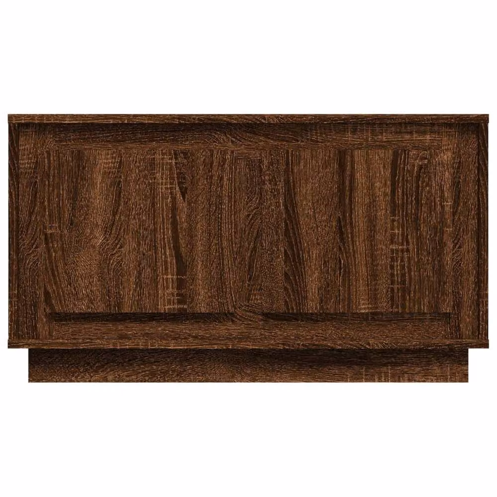 Berkfield Home Modern TV Cabinet in Brown Oak, W/D/H: 80 x 35 x 45 cm – 4