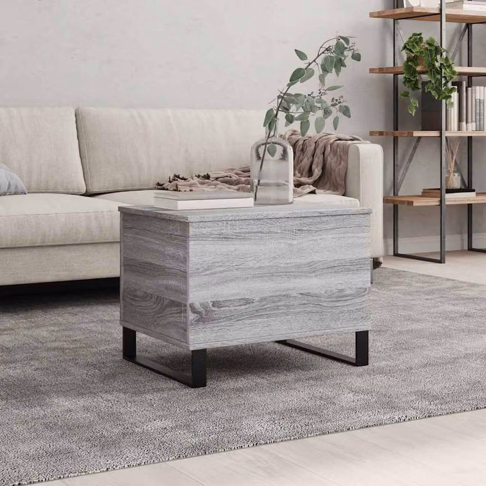Berkfield Home Grey Sonoma Coffee Table with Lift Mechanism, W: 60 cm, D: 44.5 cm, H: 45 cm – 2
