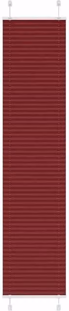 Berkfield Home Single Pleat Corded Blind in Bordeaux Red, W: 40 cm, H: 200 cm