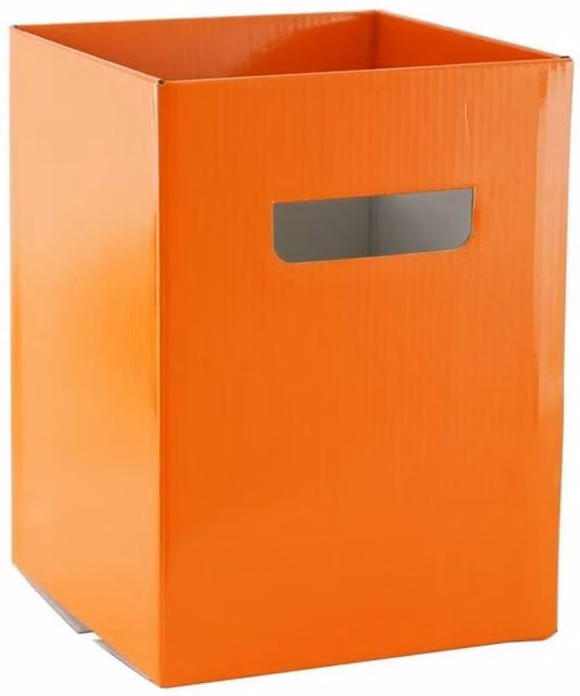 KDMD Pearlised Orange Bouquet Box, Pack of 10, W/D/H: 18 x 18 x 24.5 cm