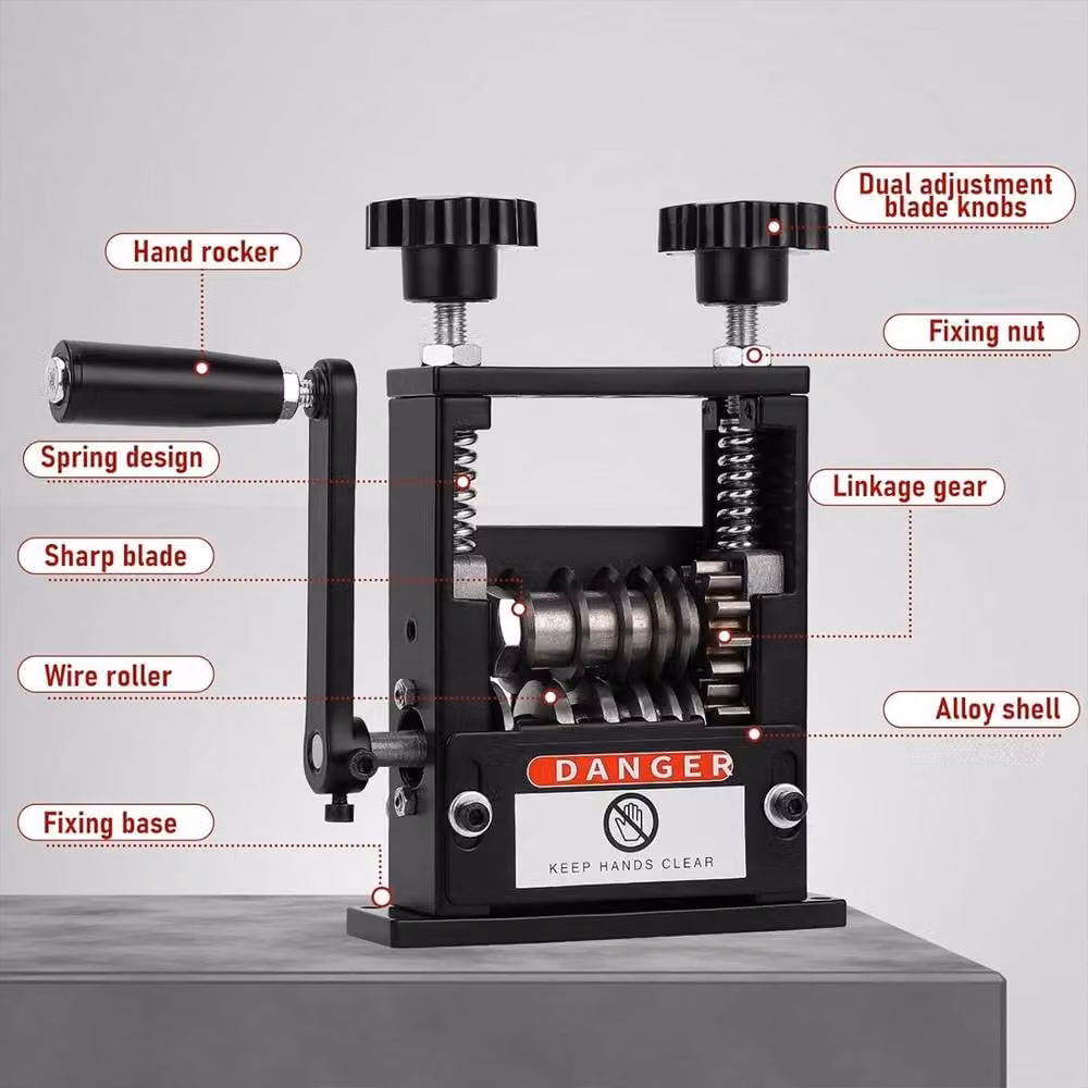 Ventryn Manual Electric Wire Stripping Machine for Cable Recycling in Black – 5