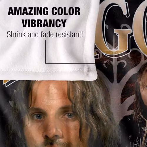 Warner Bros. Lord Of The Rings Aragorn Bootleg Super Soft Silky Touch Fleece Throw Blanket, Multicolour, W: 152 cm, D: 127 cm – 3
