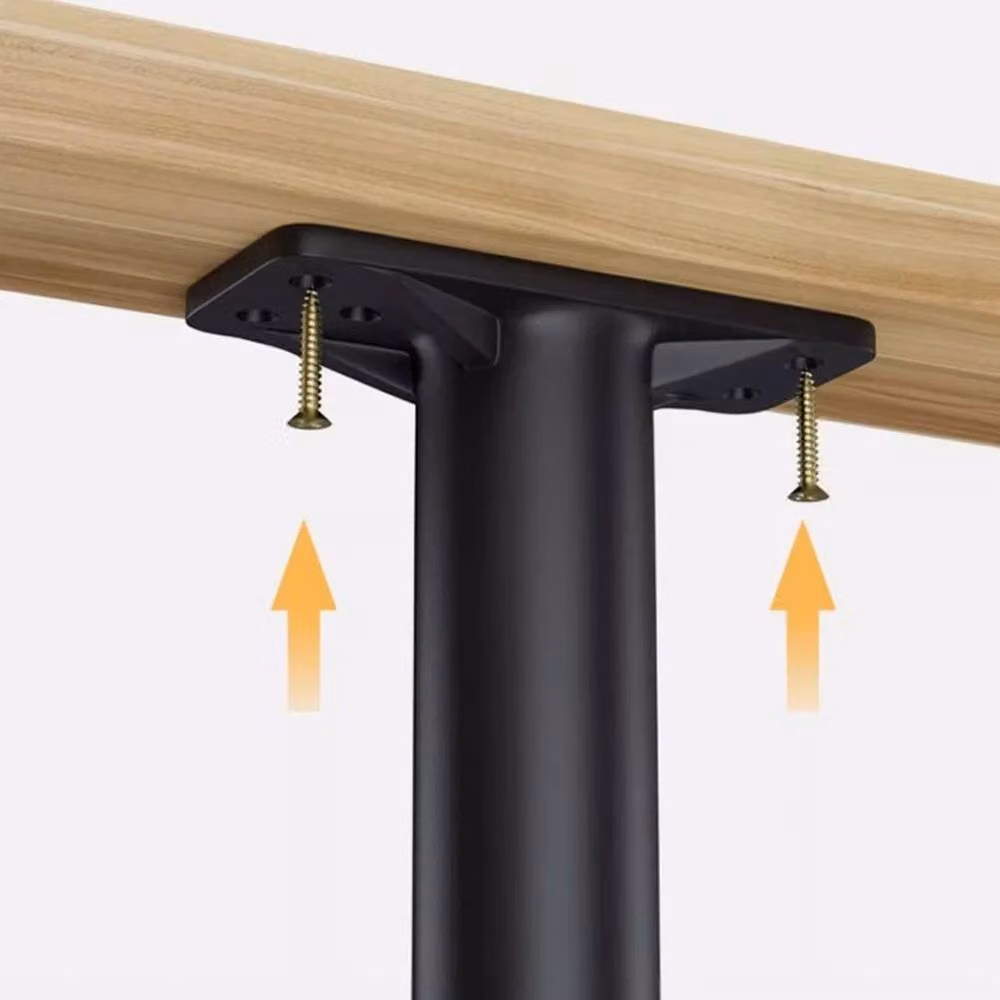NESTLUNE 4X Telescopic Adjustable Metal Bed in Black – 4