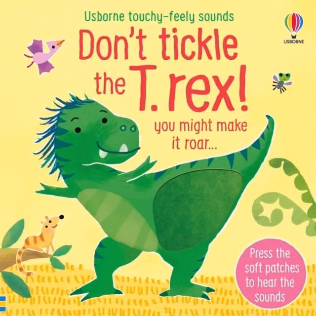 Don't Tickle the T. rex Board Book by Sam Taplin, Multicolour