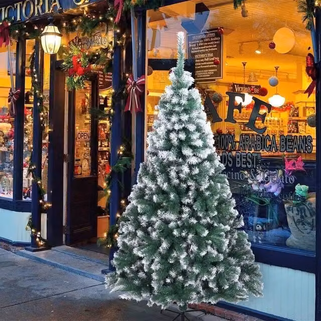 Kelvenix 7ft Artificial Green Christmas Tree – 1