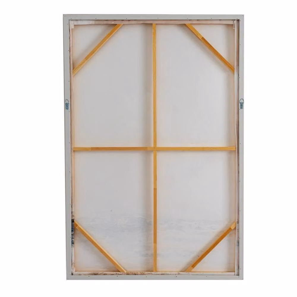 Lemon Pavilion Furniture and Decor Veydra Hand Painted Abstract Canvas in Wood Frame, Multi, W50 x H120 cm – 3