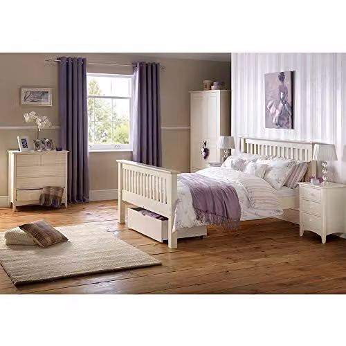 Julian Bowen Cameo 6 Drawer Chest in White – 2