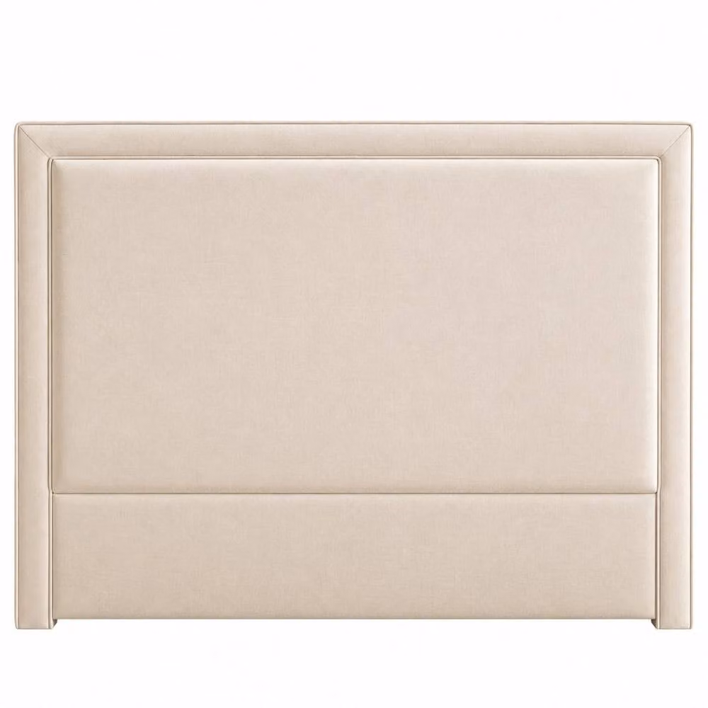 Velmora Upholstered Divan Ottoman Storage Bed with Headboard in Beige, W/D: 140 x 200 cm – 2