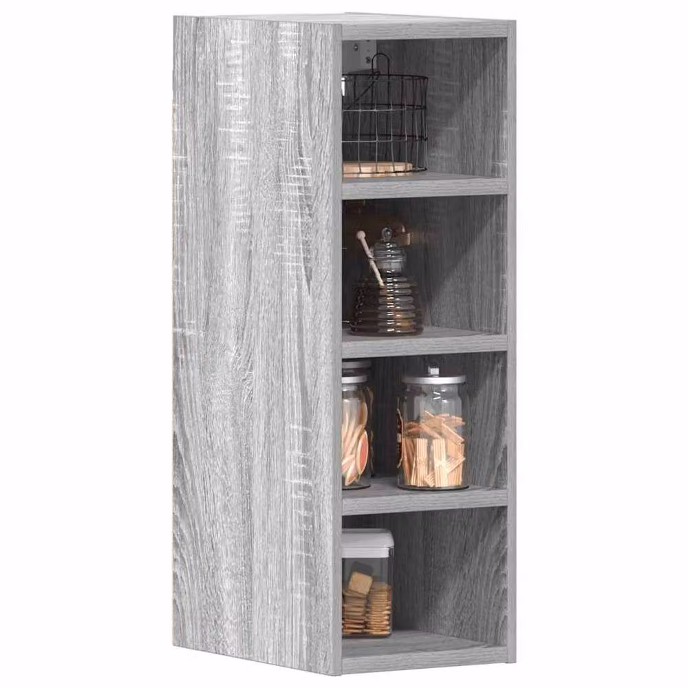 Berkfield Home Grey Sonoma Hanging Kitchen Cabinet with Internal Shelves and Hinged Doors, W/D/H: 20 x 29.5 x 60 cm – 2