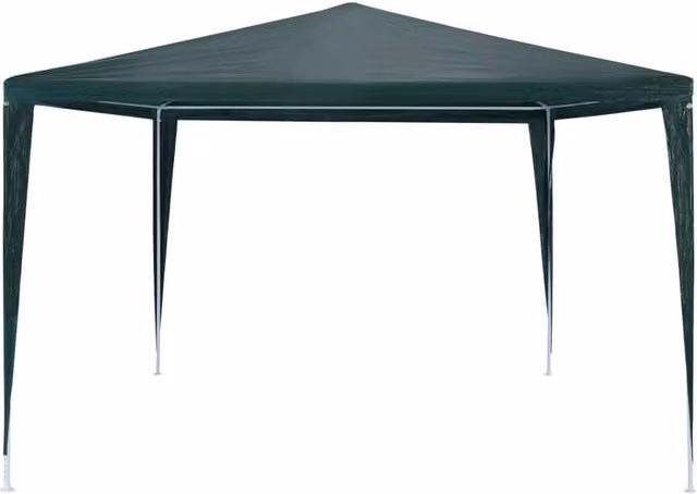 Berkfield Home Green PE Party Tent W: 300 cm, D: 300 cm, H: 200 cm – 1