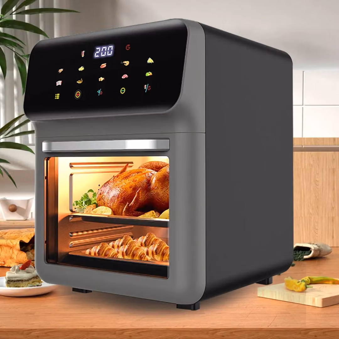 SPETLEK Digital Air Fryer Kitchen Oven in Black with Digital Display and Timer – 4