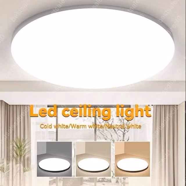 NESTLUNE White LED Ceiling Panel Light for Bedroom and Kitchen – 1