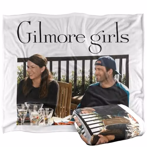 Warner Bros. Gilmore Girls Lorelai and Luke Super Soft Fleece Throw Blanket, Multicolour, W: 152 cm, D: 127 cm – 1