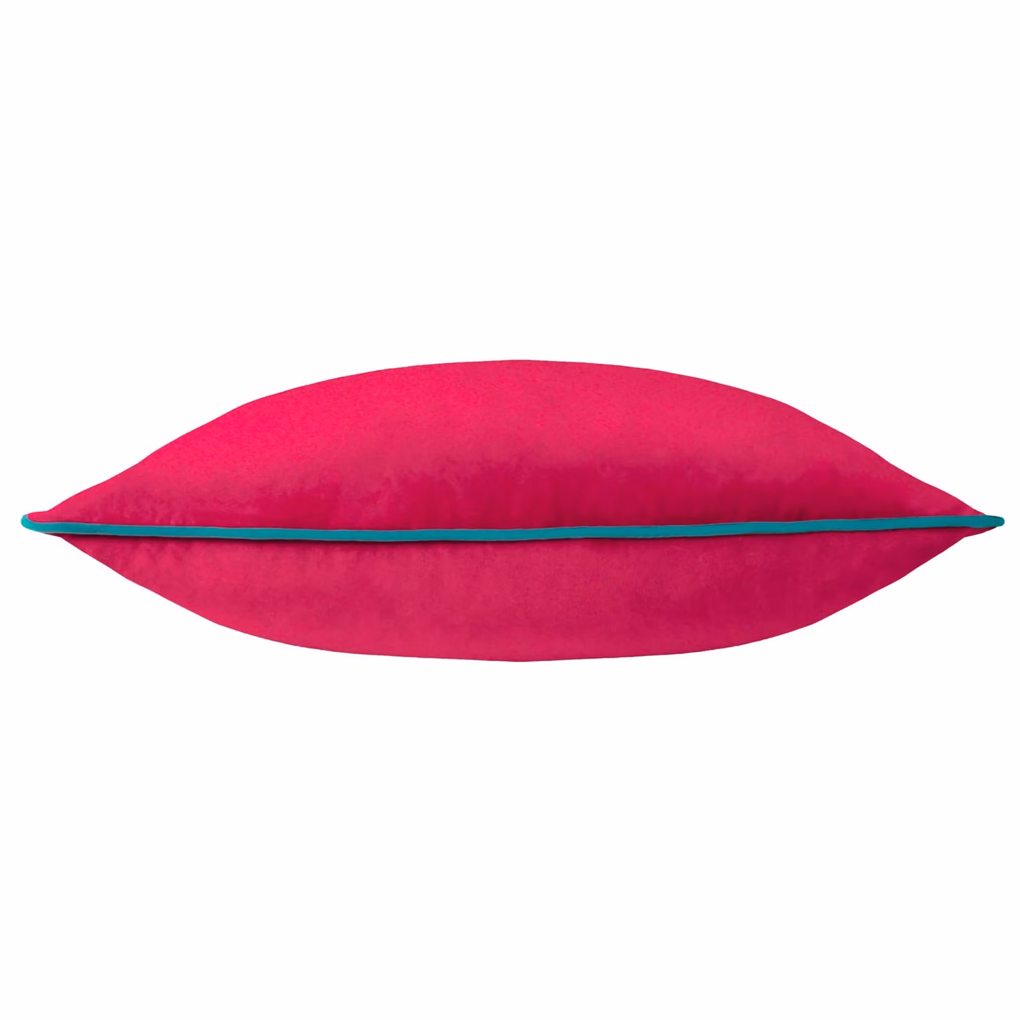 furn Meridian Velvet Square Cushion in Pink and Turquoise, W/D/H: 45 x 45 x 45 cm – 3