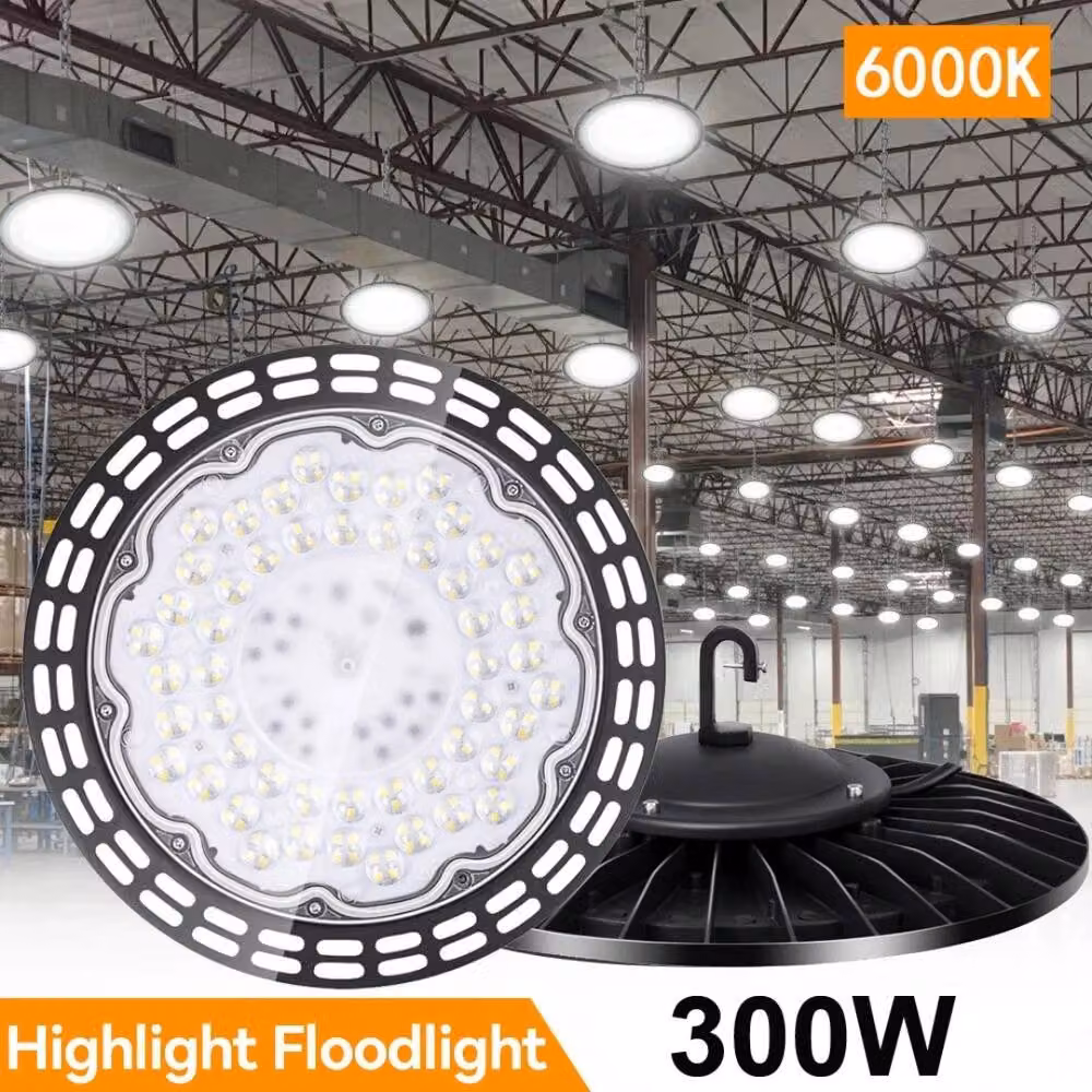 Kelvenix UFO 300W LED Floodlight in Black for Industrial Garages and Warehouses – 2