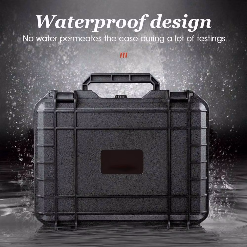 FLAVORA Small Waterproof Hard Camera Equipment Storage Case in Black – 5