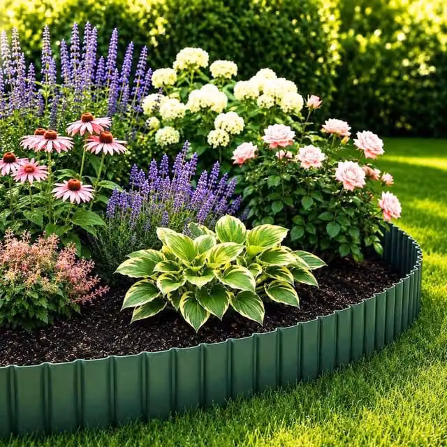 Marco Paul Green PVC Garden Border Edging, 6m – 1