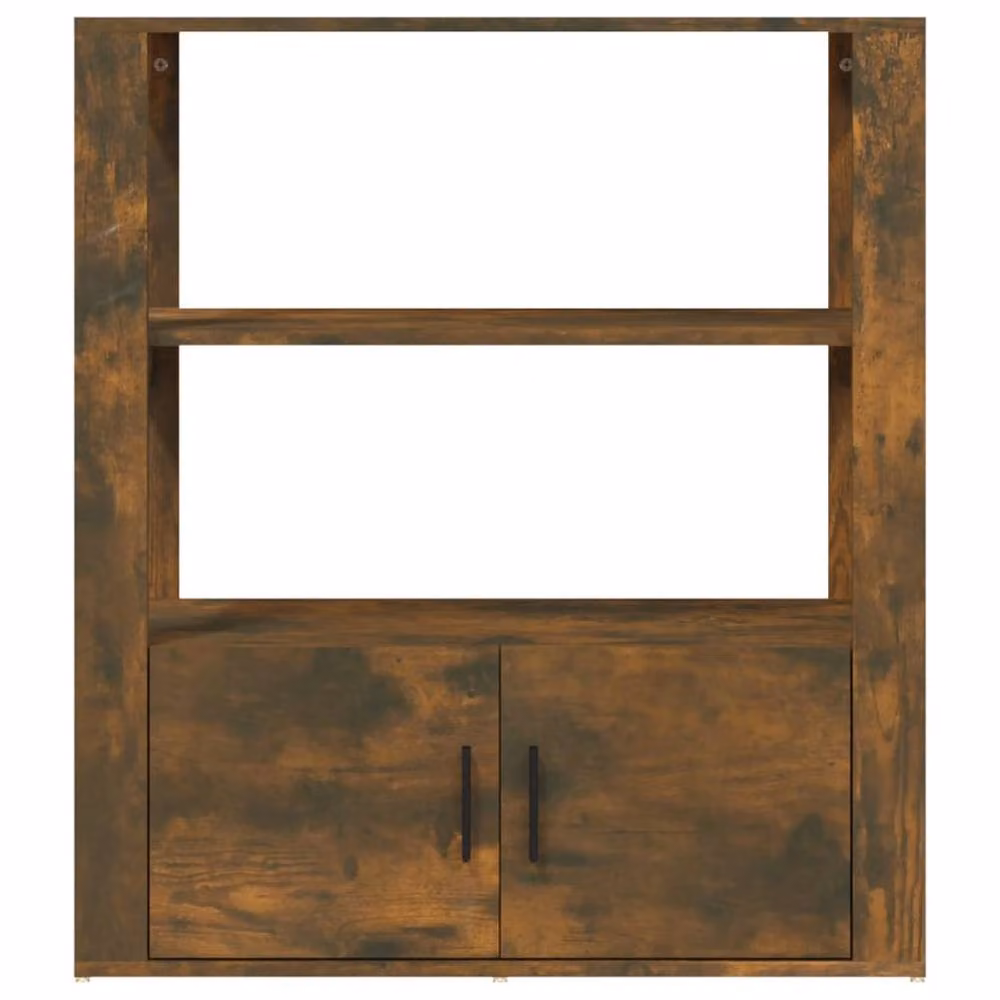 Berkfield Home Smoked Oak Sideboard in Brown, W/D/H: 80 x 30 x 90 cm – 4