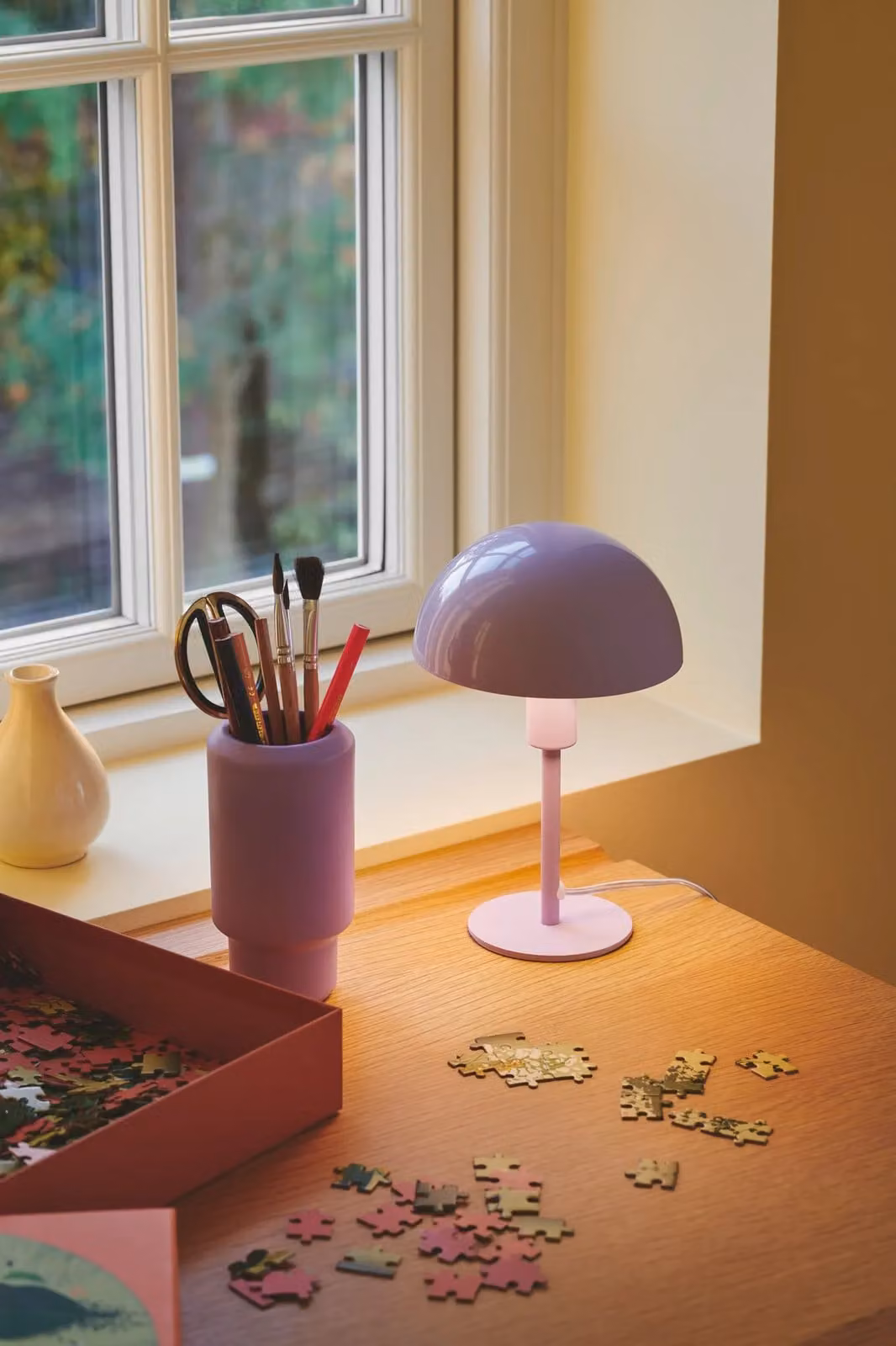 Nordlux Ellen Metal Table Lamp in Purple with E14 Socket – 4