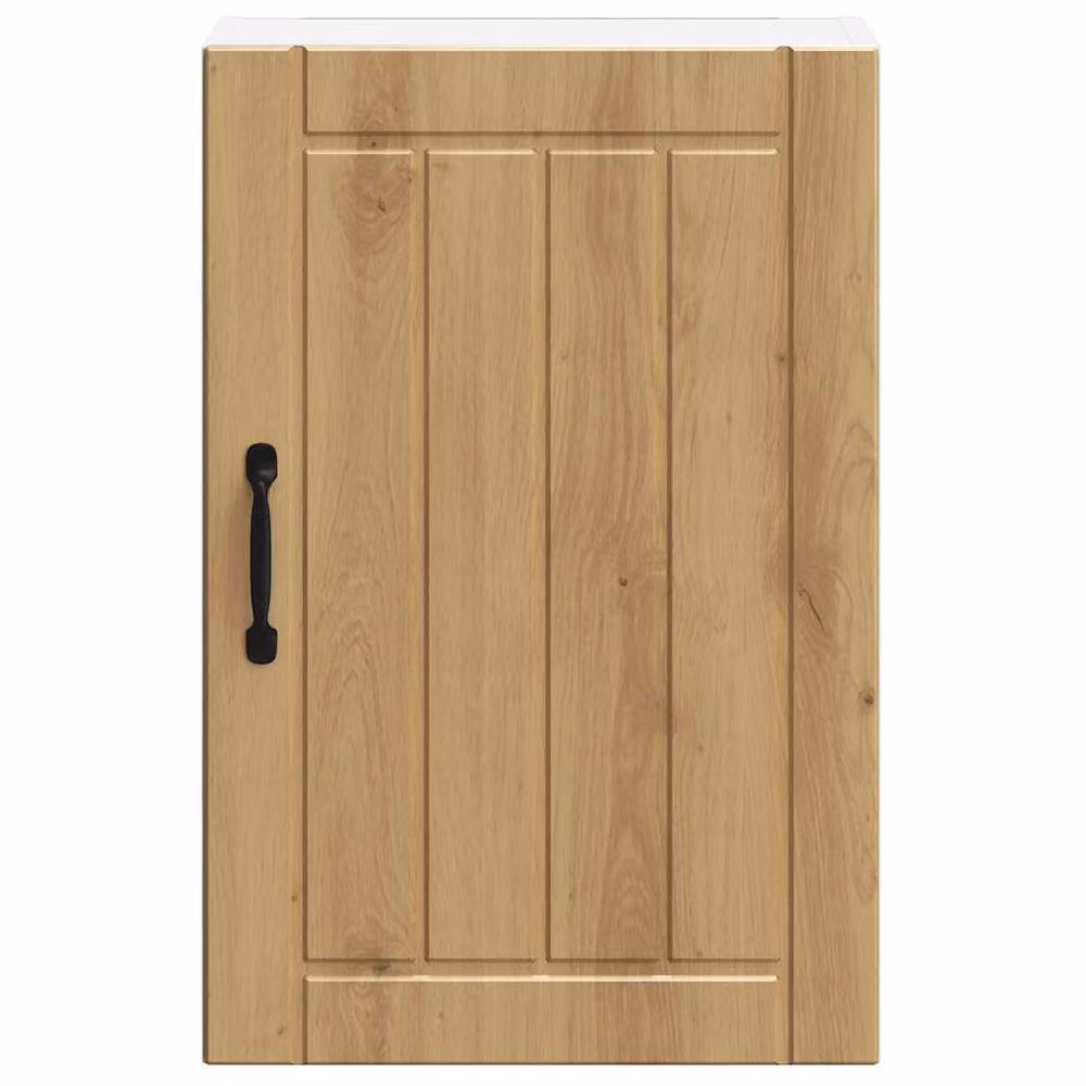 Berkfield Home Lucca Artisan Oak Kitchen Wall Cabinet, Brown, W/D/H: 60 x 31 x 40 cm – 2