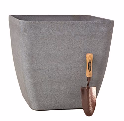 Primrose Grey Stone and Resin Composite Planter Tub 43cm – 2