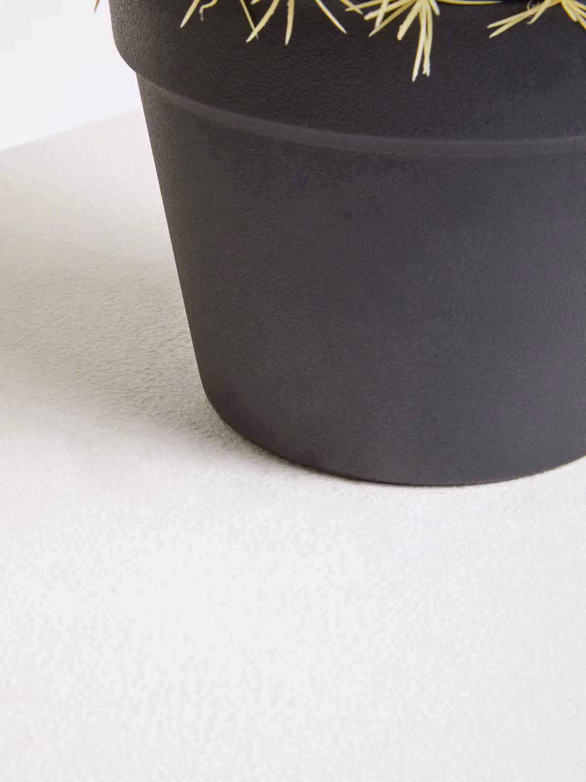 Orsina Fiori Green Artificial Round Cactus in Black Plastic Pot – 3