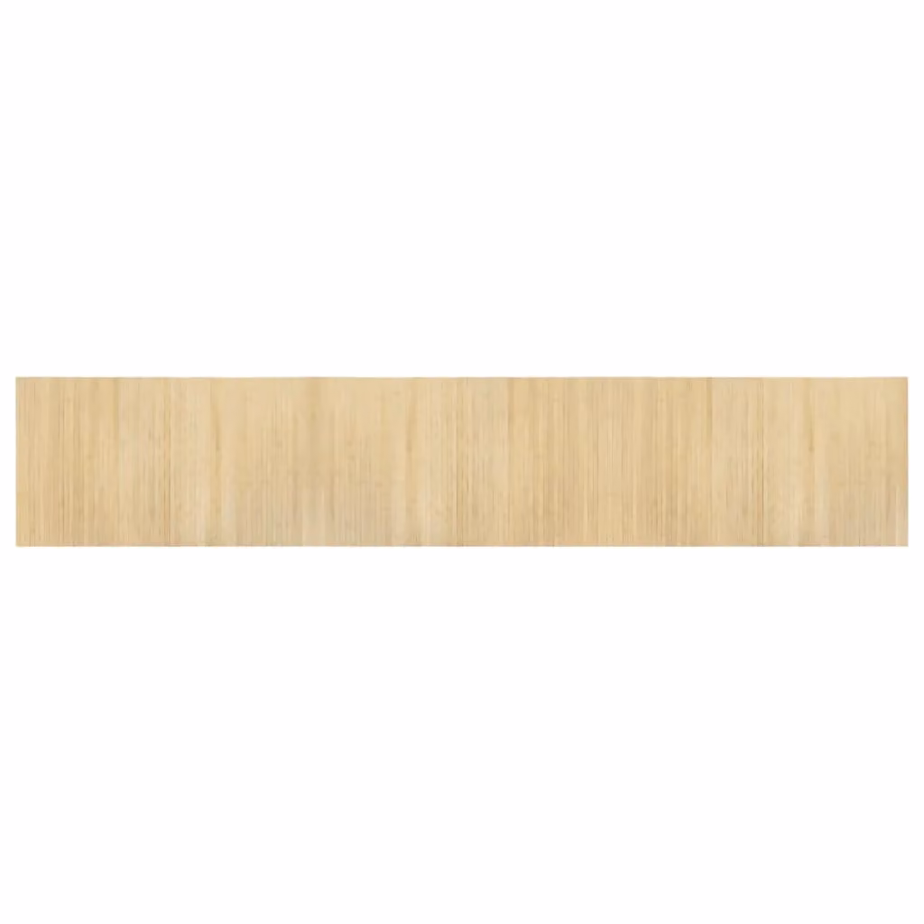 Berkfield Home Rectangular Bamboo Rug in Beige, W: 60 cm, L: 300 cm – 1