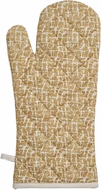 Abigail Ahern x Murmur Camille Single Cotton Oven Glove in Yellow – 1