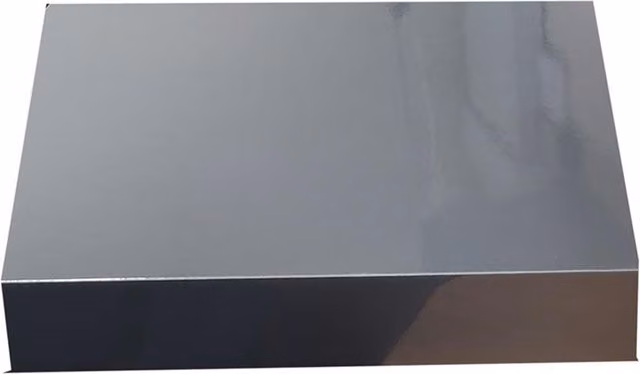 Roseley Modern High Gloss Floating Shelves with Back Panel, Grey, Width: 30 cm