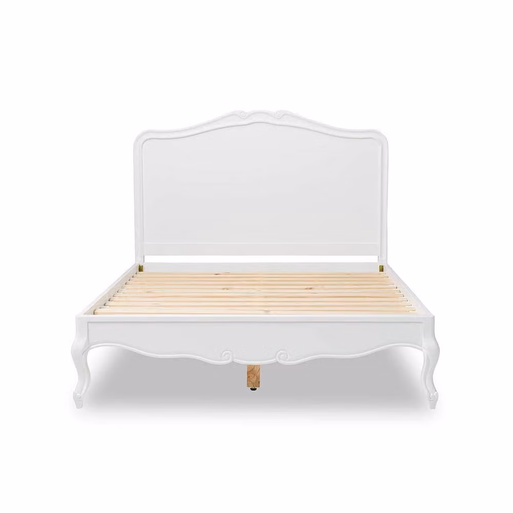 Statement Furniture Juliette French Style 5ft King Size Bed with White Wooden Headboard, W/D/H: 152.4 x 150 x 200 cm – 2