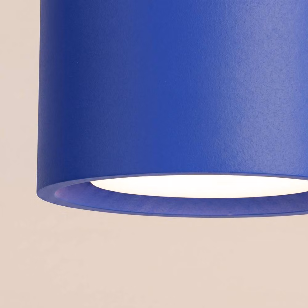 Sollux Lighting Minimalist Round Ceiling Lamp in Blue, W/D/H: 10 x 10 x 10 cm – 3