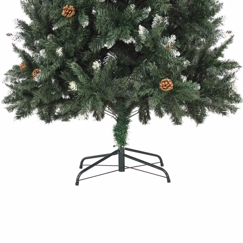 Berkfield Home Artificial Pre-lit Green Christmas Tree with Ball Set, Height: 210 cm – 3