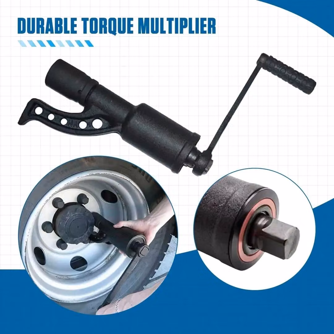 Hinsinc Torque Multiplier HGV Wheel Nut Remover Heavy Duty 1 Inch Wrench in Blue – 6