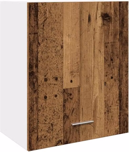 Berkfield Home Hanging Kitchen Cabinet in Brown Old Wood, W/D/H: 50 x 31 x 60 cm