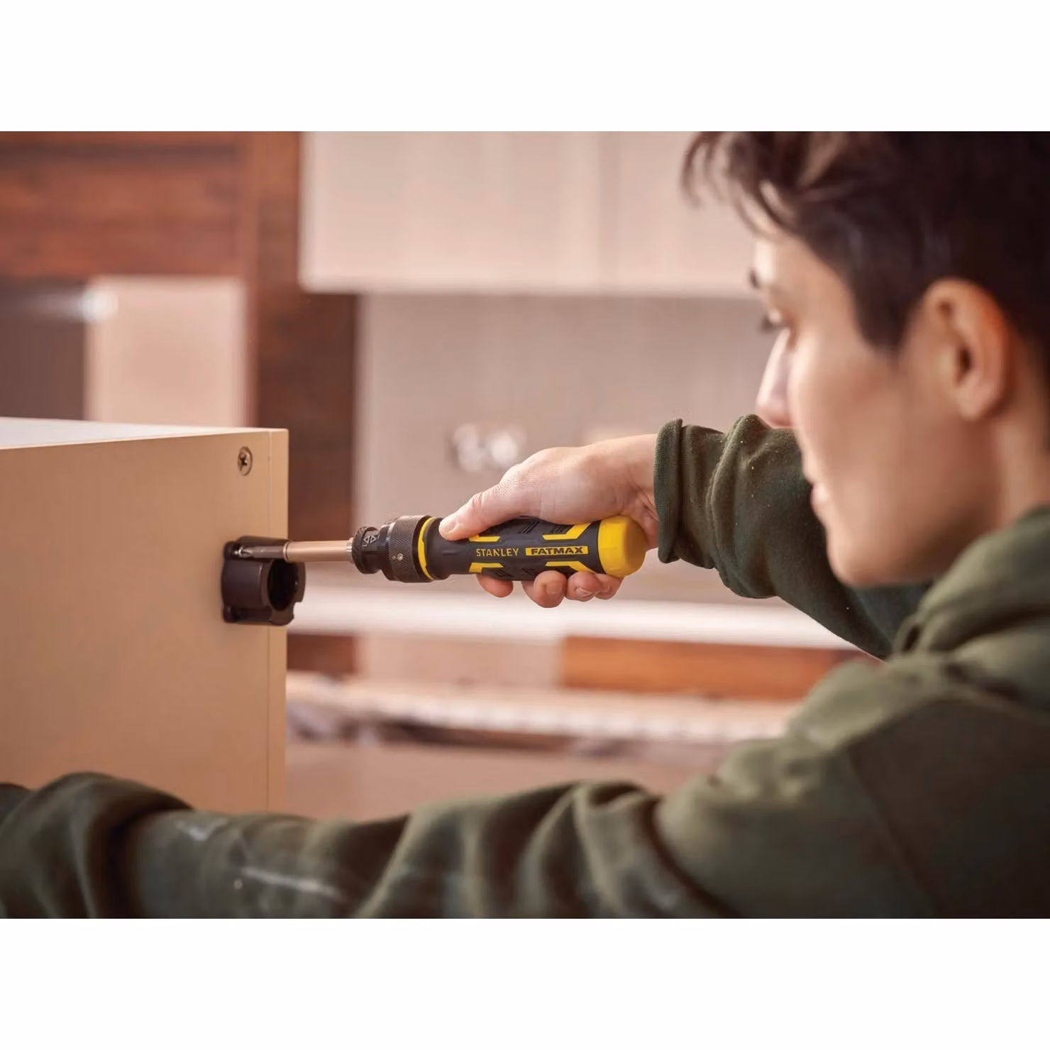 Stanley Fatmax Ratcheting Screwdriver, Multicolour/Yellow – 4