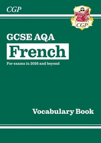 CGP GCSE French AQA Vocabulary Book for 2027 and 2028 Exams