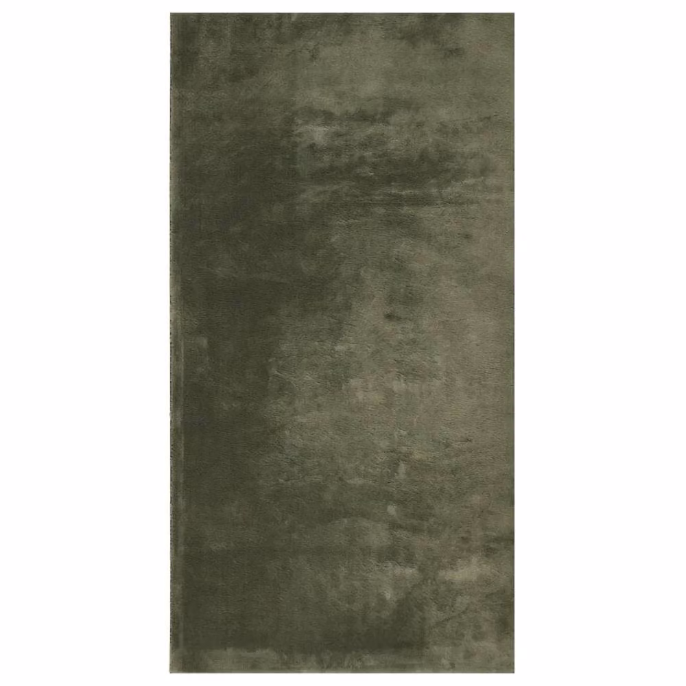 Berkfield Home HUARTE Short Pile Washable Non-Slip Rug, Forest Green, W: 60 cm, L: 110 cm – 3