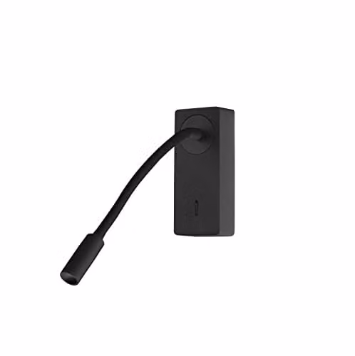 Netlighting Mine LED Tabletop Reading Lamp in Black with Warm-White 3000K Light