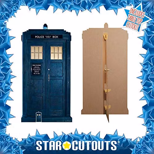 Star Cutouts SC1188 Doctor Who Thirteenth Doctor TARDIS Large Blue Cardboard Cutout – 4
