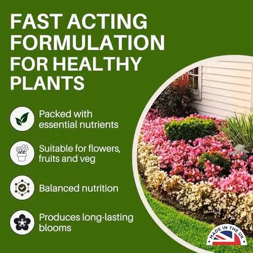 Doff Power Up Multi Purpose Liquid Plant Food, NPK 8-8-8 Balanced Fertiliser, 1000 ml – 4