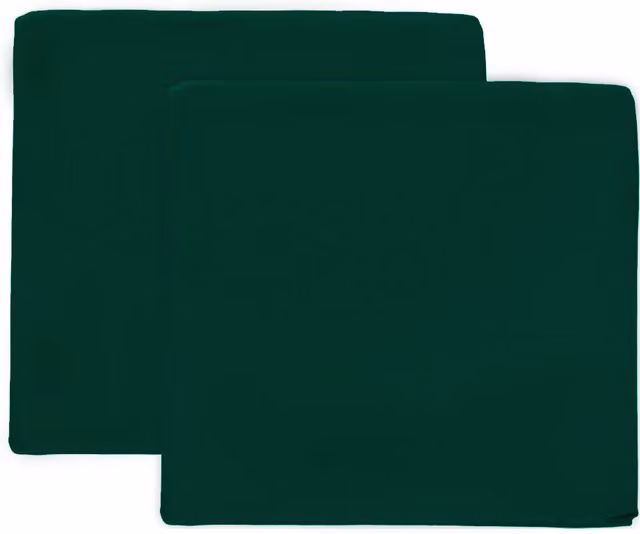 Gardenista Green Water-Repellent Outdoor Garden Chair Seat Pad, W: 44 cm, D: 50 cm, Pack of 2
