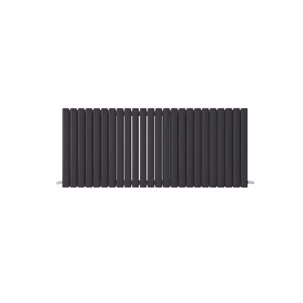 Banyetti Orva Black Horizontal Double Oval Column Radiator W/D/H: 60 x 60 x 141.6 cm – 4