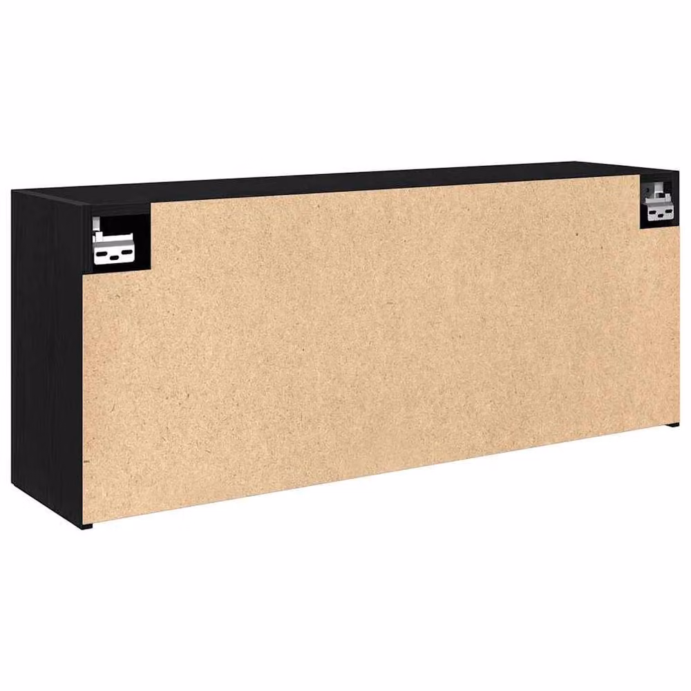 Berkfield Home Black Decorative Bathroom Wall Cabinet W/D/H: 100 x 25 x 40 cm – 4