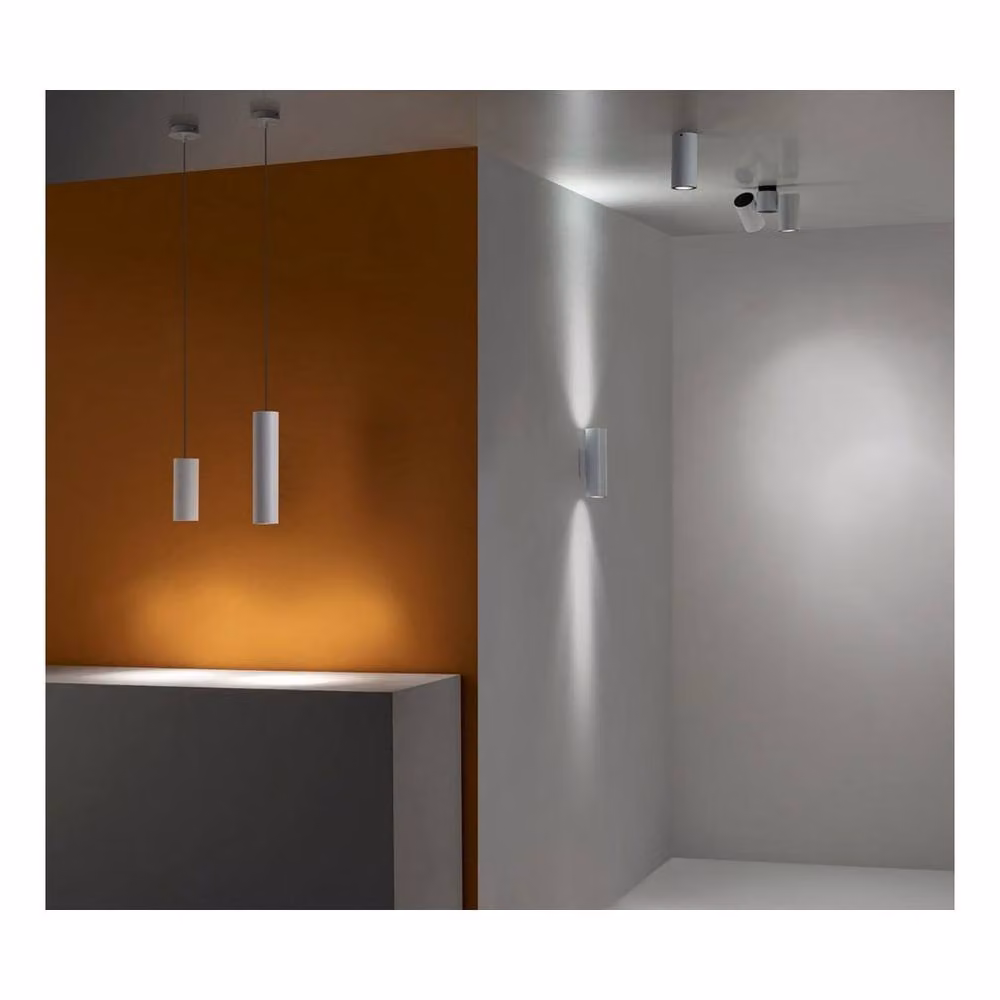 Netlighting Pipe Up & Down Wall Light, White or Black, GU10 – 2