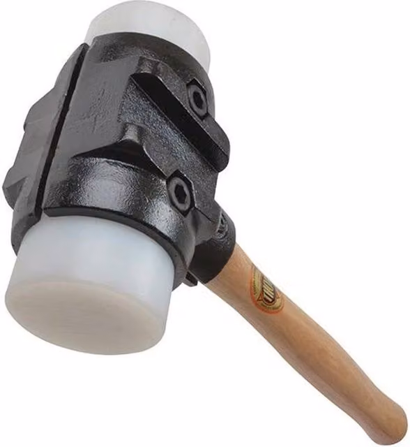 Thor Super Plastic Split Head Soft Hammer in White and Multicolour