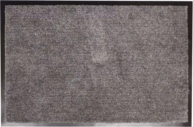 Luxury Mud Master Grey Rectangular Non-Slip PVC Doormat