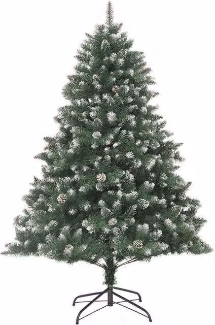 Berkfield Home Classic Artificial Christmas Tree in Green with Stand, Height: 180 cm
