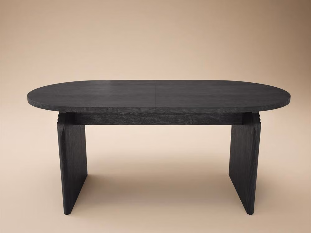 Solace+Co Scandinavian Extendable Dining Table with 5 Green Chairs and Black Bench – 4
