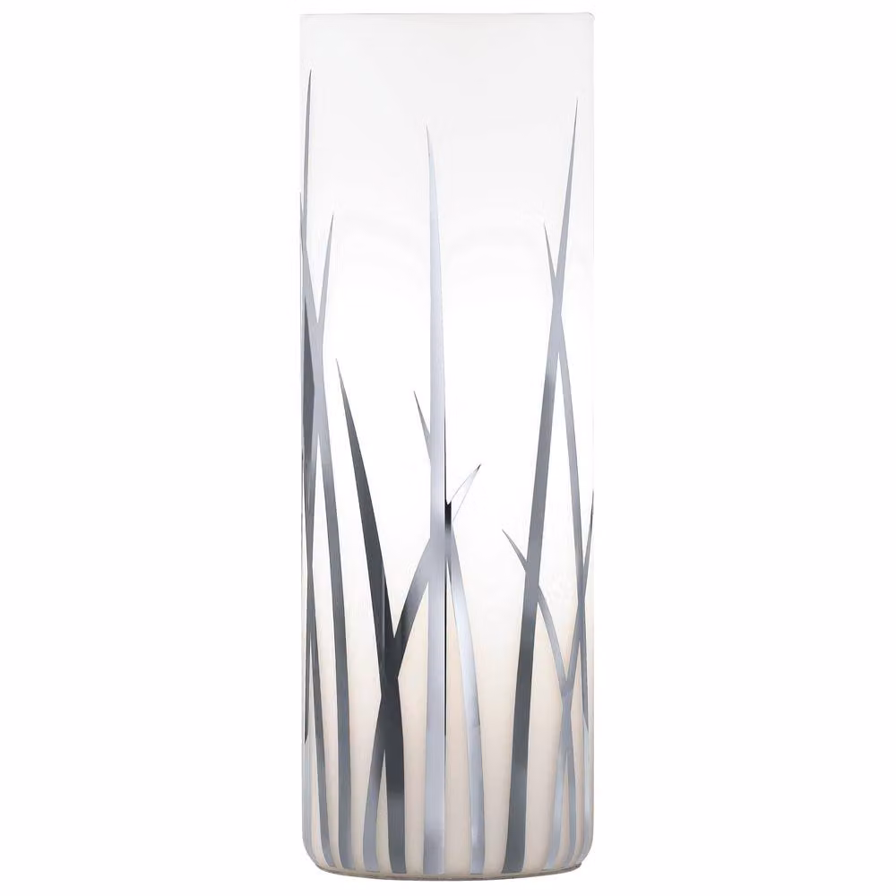 Eglo Rivato Modern White and Chrome Glass Table Lamp – 2